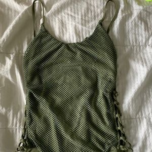 Billabong Army Green One-piece Swimsuit
